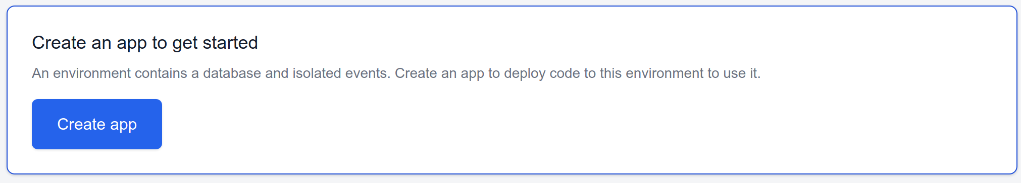 Create app